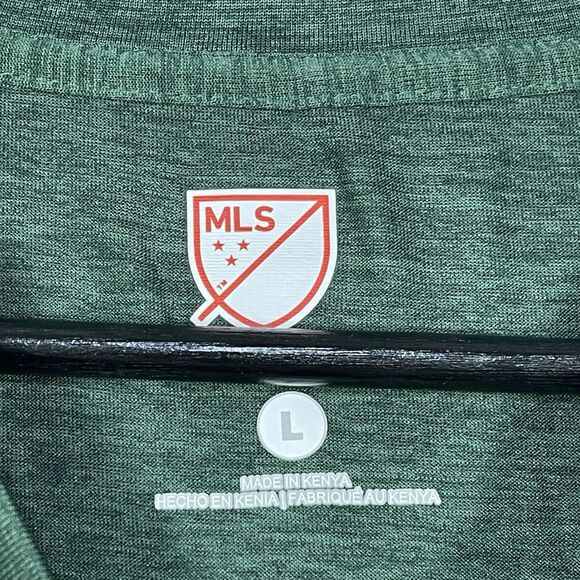 Portland Timbers T Shirt Mens Large Green Original Crest Logo Short Sleeve MLS - Picture 2 of 8